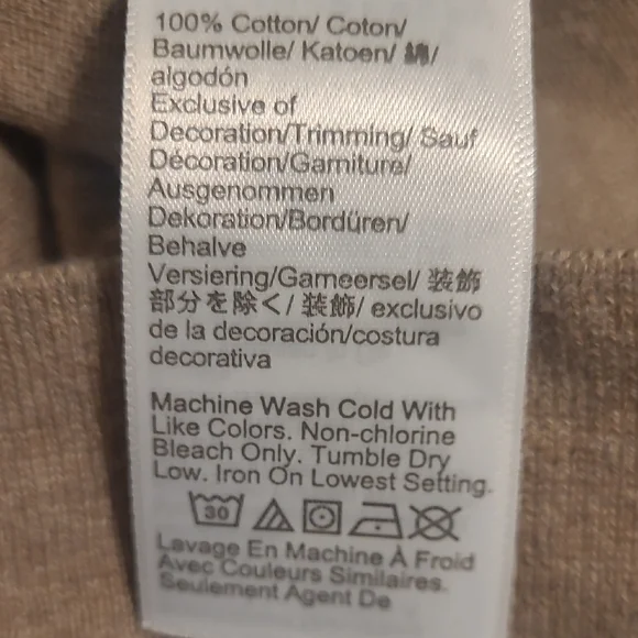 J. Crew Beige Ruffle Neck Sweater - Picture 5 of 5